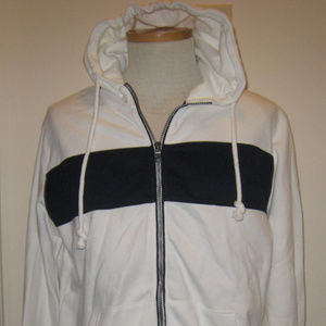 NWT NAUTICA Mens Hoodie Hooded Sweatshirt Full Zip